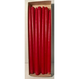 15" Smokeless Dripless 6 Vintage Taper Candles PATRICIAN 3‎ New 3 Used + 1 Bonus